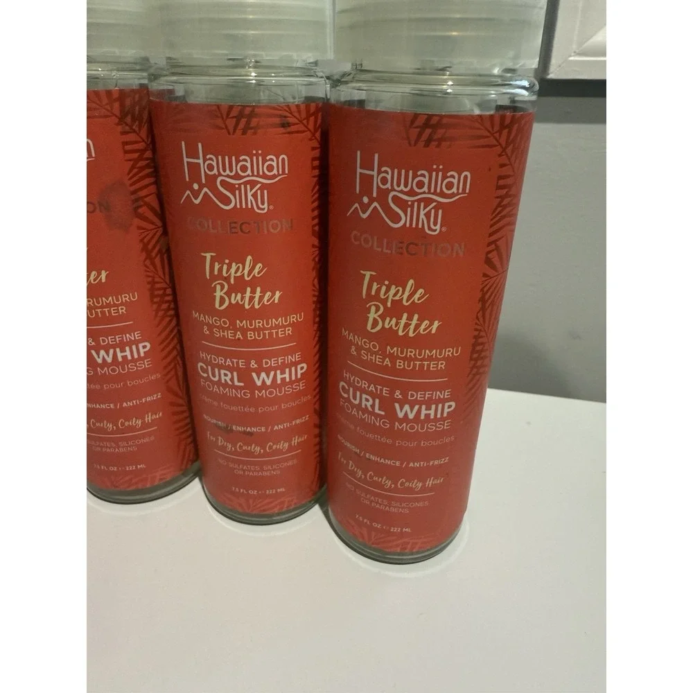 4 Hawaiian Silky‎ Collection Triple Butter Hydrate & Define Curl Whip